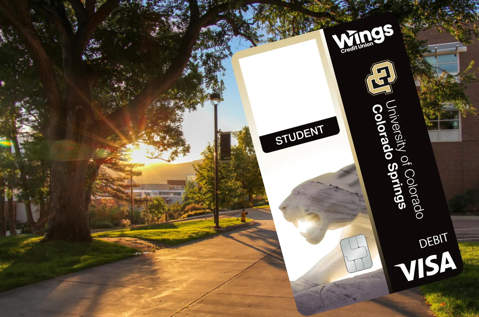Wings CU University of Colorado Colorado Springs Debit Card